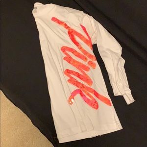 PINK bling campus tee